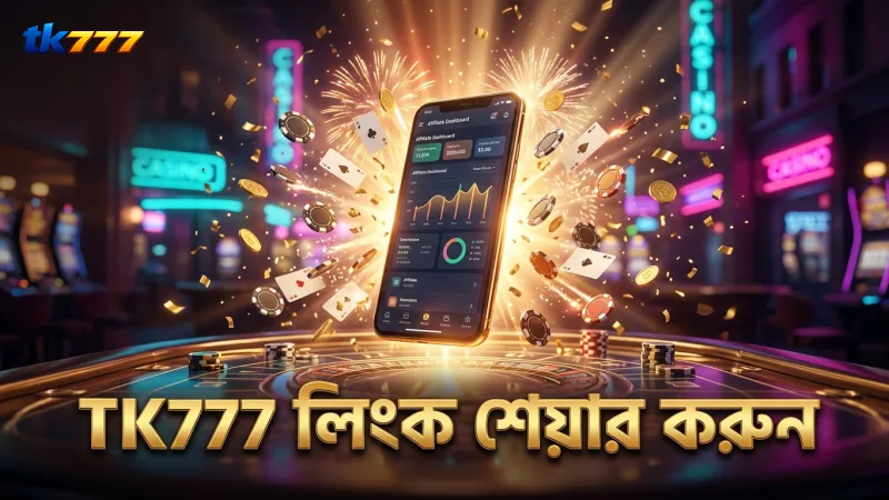TK777 অ্যাফিলিয়েট লিংক শেয়ার করে আয় বাড়ান সহজে
