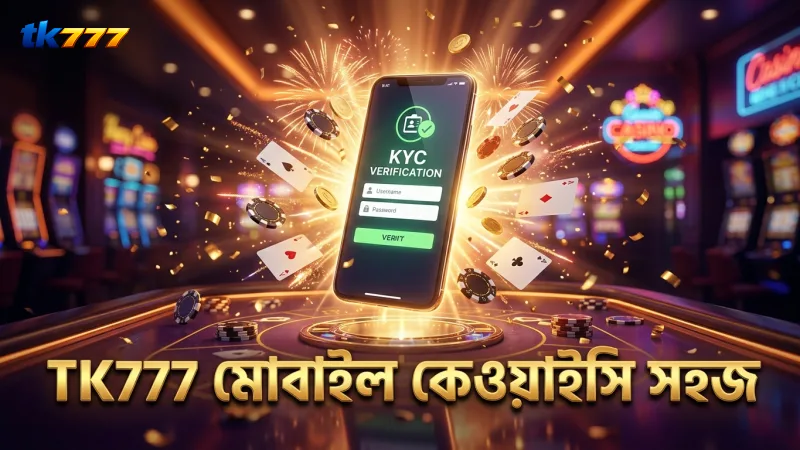 মোবাইল কেওয়াইসি প্রক্রিয়া দ্রুত এবং সহজ হয় TK777 এ