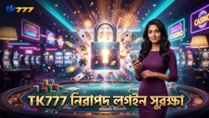 TK777 এর নিরাপদ লগইন ব্যবস্থা প্লেয়ারদের তথ্য সুরক্ষা নিশ্চিত করে।