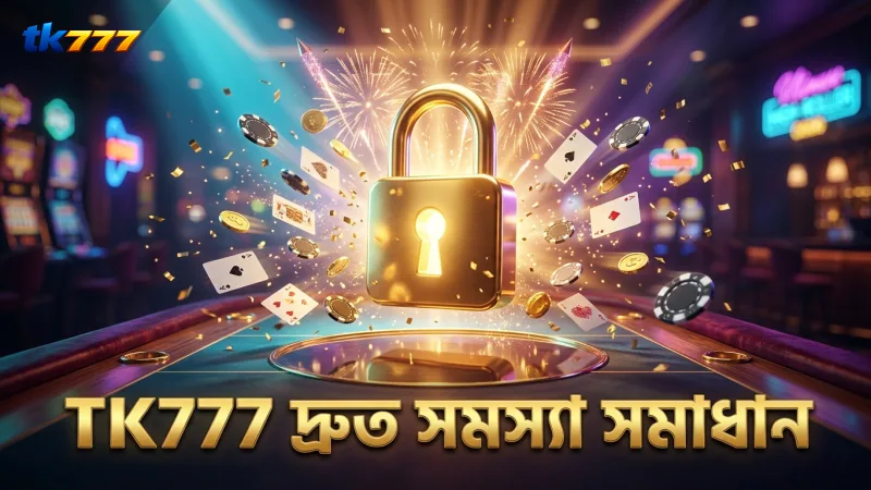 TK777 প্ল্যাটফর্মে সাধারণ সমস্যাগুলোর দ্রুত সমাধান পাওয়া যায়।