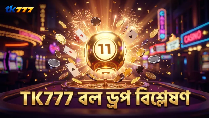 TK777 এর ১০০০ বল ড্রপ বিশ্লেষণ দেখায় গেমের রিস্কের প্রকৃতি।