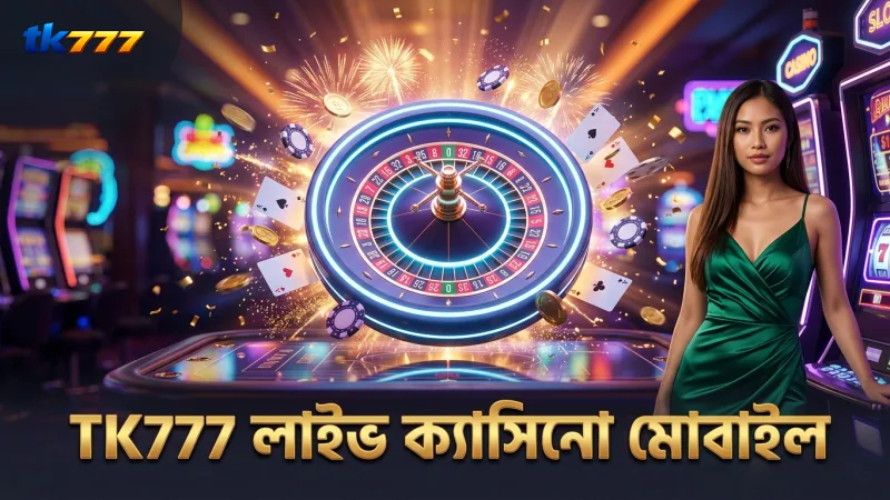 লাইভ ক্যাসিনো গেমস মোবাইলে দ্রুত লোড হয় TK777-এ