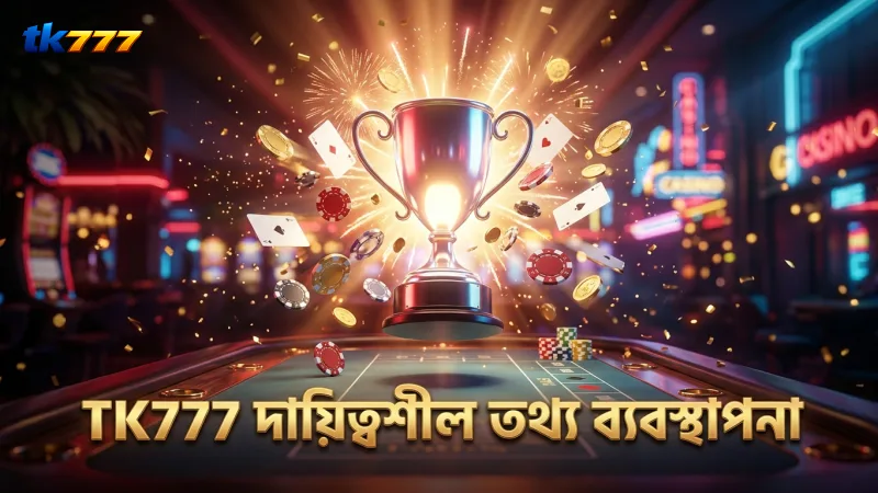 TK777 গেমিং প্ল্যাটফর্মে দায়িত্বশীল তথ্য ব্যবস্থাপনা নিশ্চিত করুন
