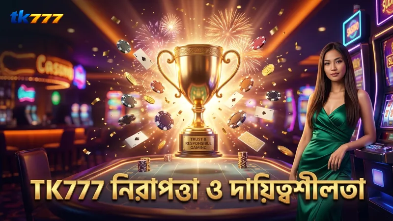 TK777 এর নিরাপত্তা ও দায়িত্বশীল গেমিং নীতিমালা